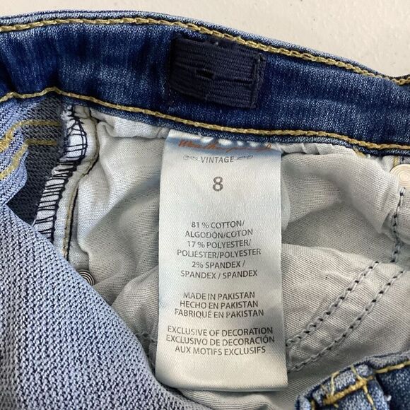 Weatherproof Vintage Girl's Jeans Size 8 - Picture 3 of 10